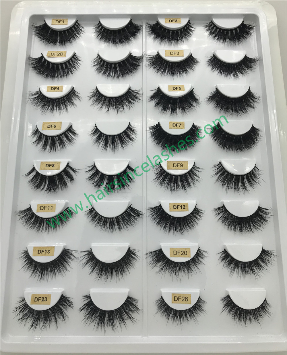 Mink hair lashes 3D styles natural styles 3D curls wholesale price - 副本 - 副本