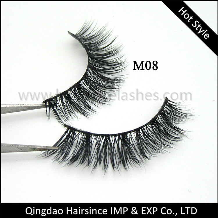 Mink hair lashes natural looks style free design lashes pacakge free shipping