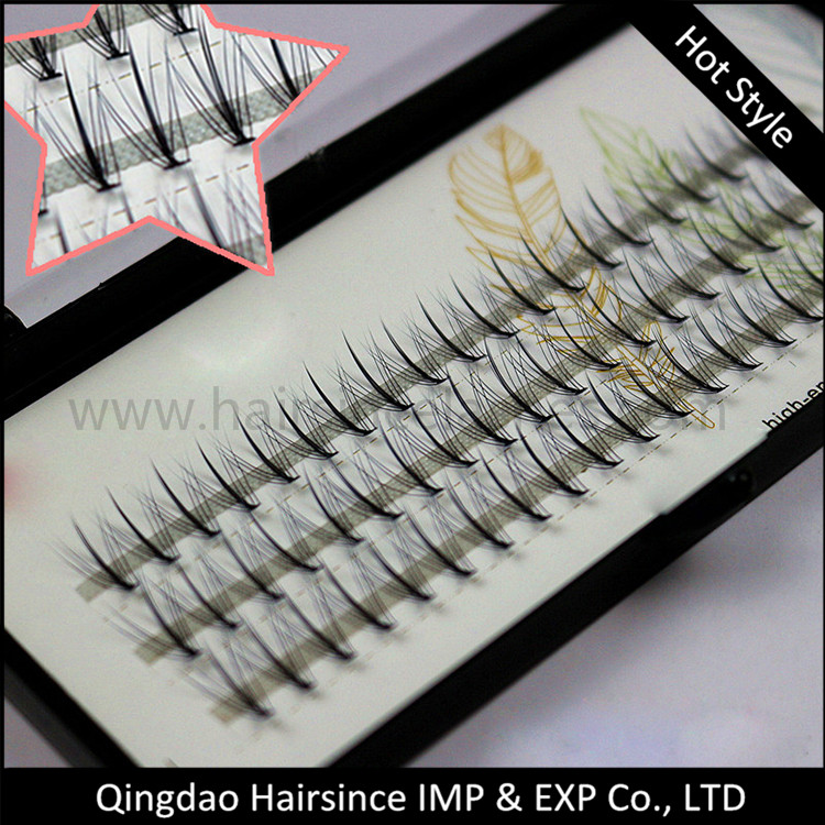 Popular style 11 pcs flare lash extension, silk lash customized package, lash from Aliexpress