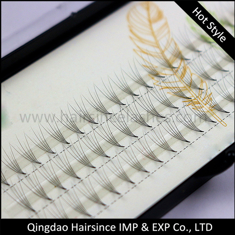 Professional flare lash extension, cluster lashes, silk hair lashes J B C D curls wholesale price