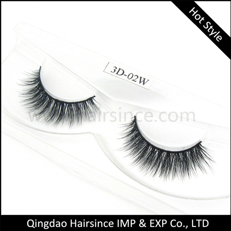 3D Synthetic fiber False Eyelashes Custom OEM Own Logo Package Hair Lash