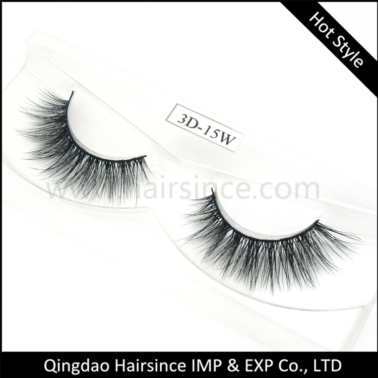 100% Hand Made High Quality Synthetic Hair Faux Mink Lashes with Custom Eyelash Box