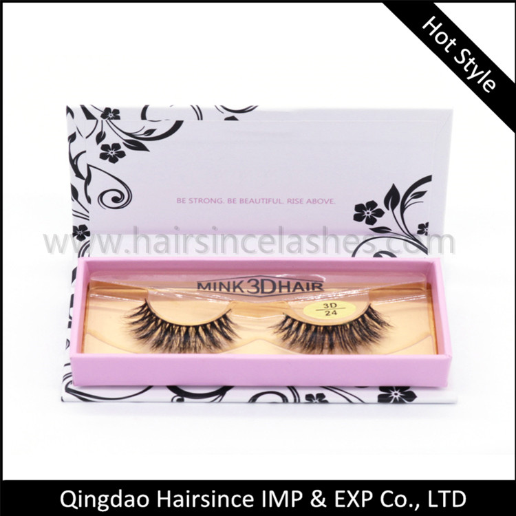 Eyelash package with logo 3D lashes package free sample free shipping free design