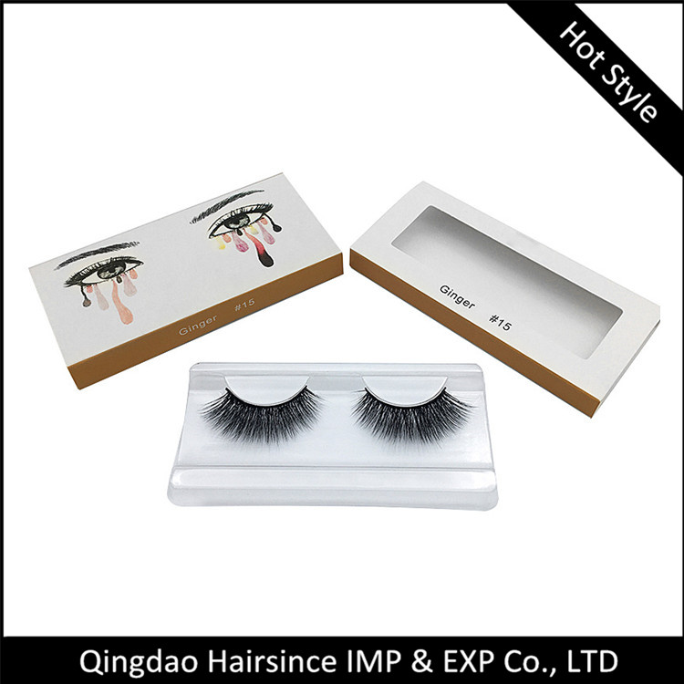 Card paper lash package free design with logo fast delviery