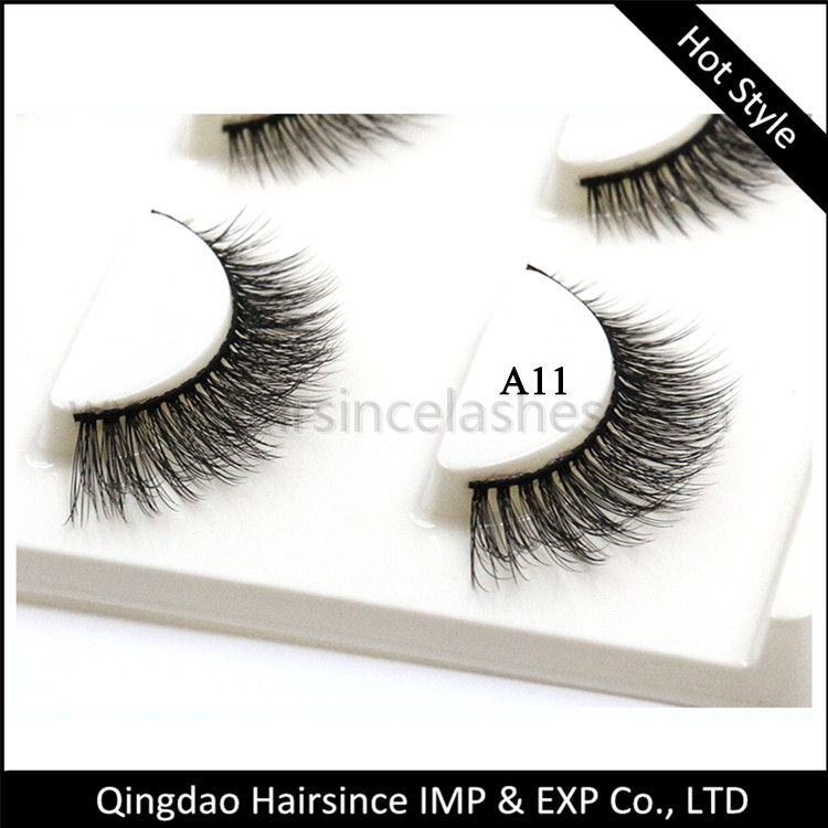 Beautiful 3D curls lashes silk hair lashes factory fast delivery free sample