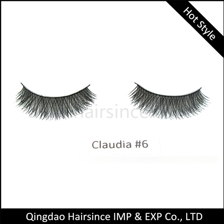 Free sample HUDA style silk hair lashes handtied style natural curls on sale