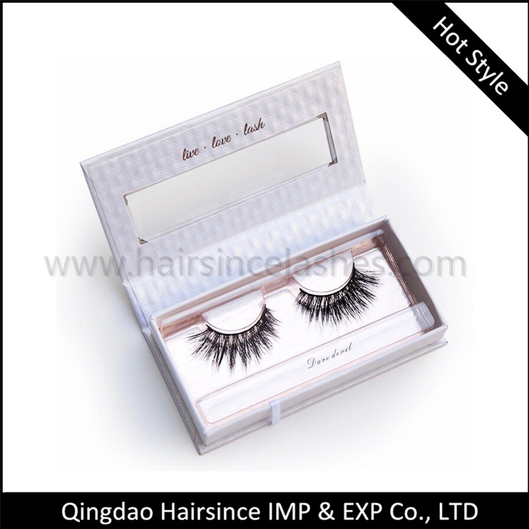 3D lashes magnetic closure package hot stamp logo fashionable