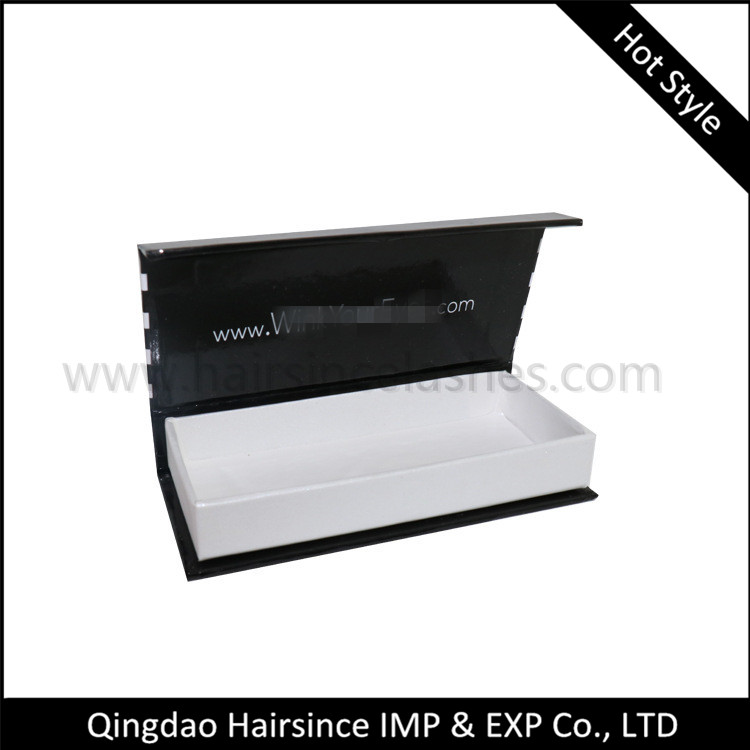 Stripe style lashes magnetic lashes box 3D lashes package horse hair products supplier