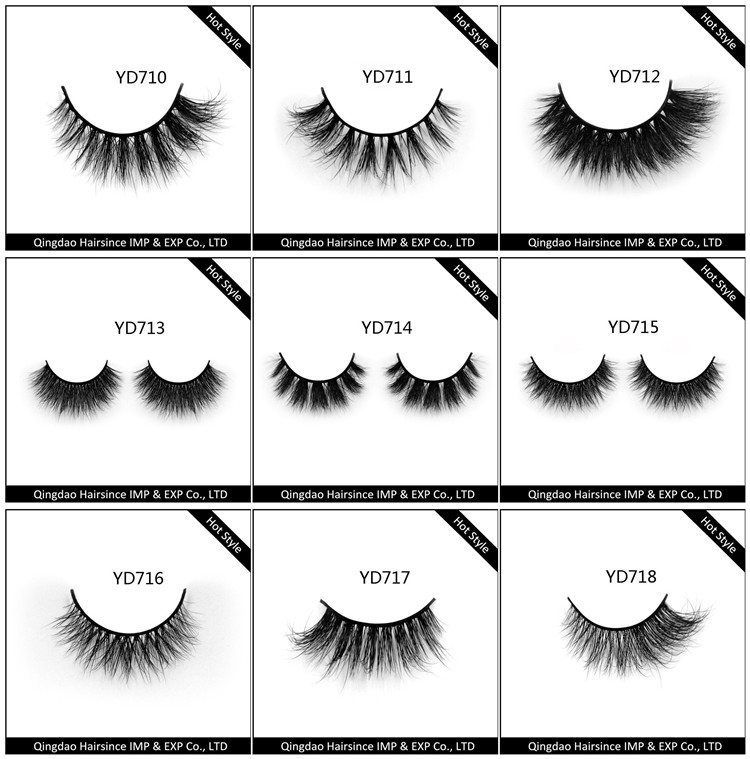 Good quality super popular style 3D mink hair lash, eyelash, human hair lash, silk hair lash good price