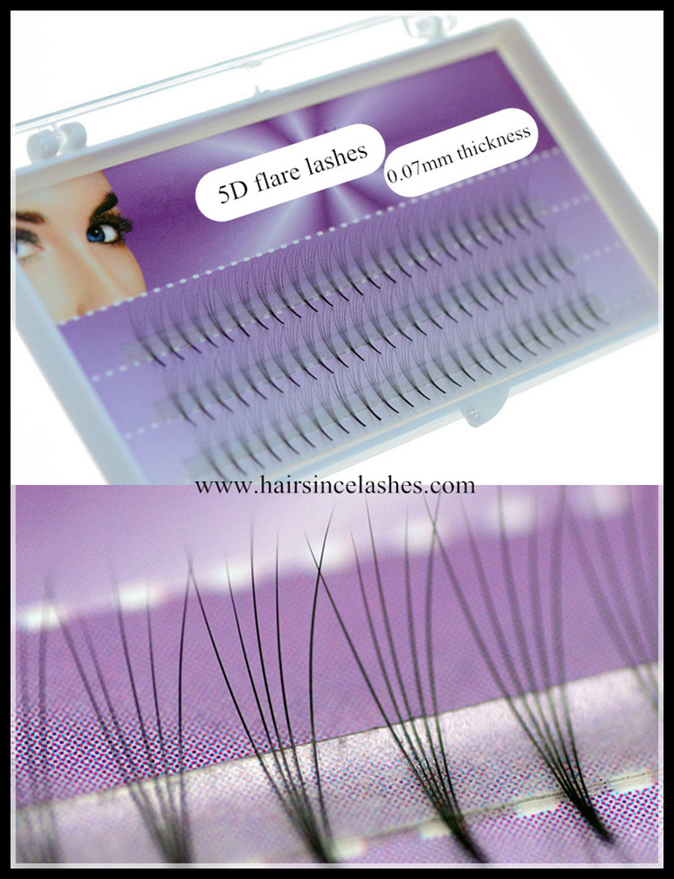 Wholesale price fan Russian volume lashes extensions, flare lashes extensions hot sale