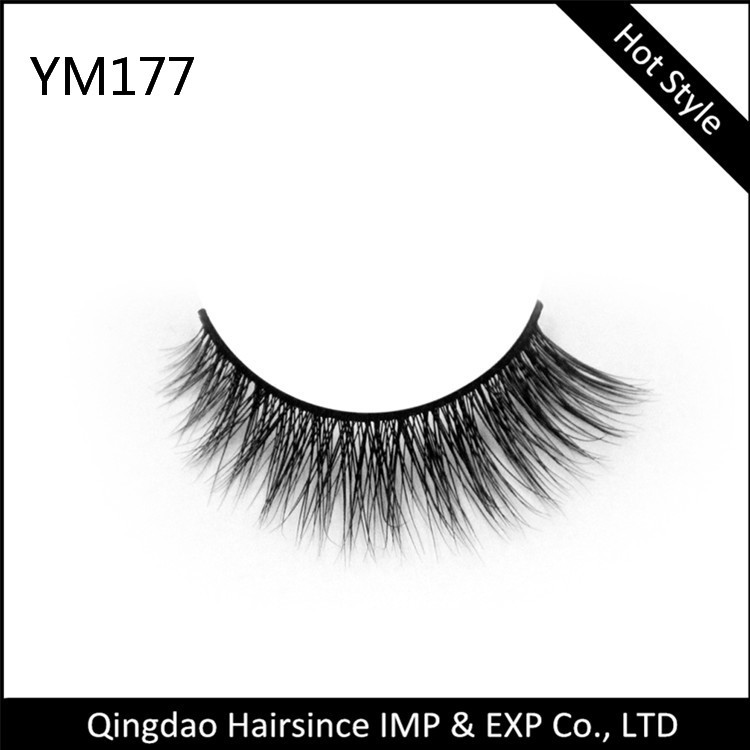 2018 fashionable style mink hair eyelash no crulty mink hair lashes natural curlsfor sale