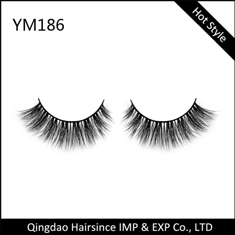  High Quality Sexy 100% Handmade 3D mink hair Beauty Thick Long False Mink Eyelashes Fake Eye Lashes Eyelash 