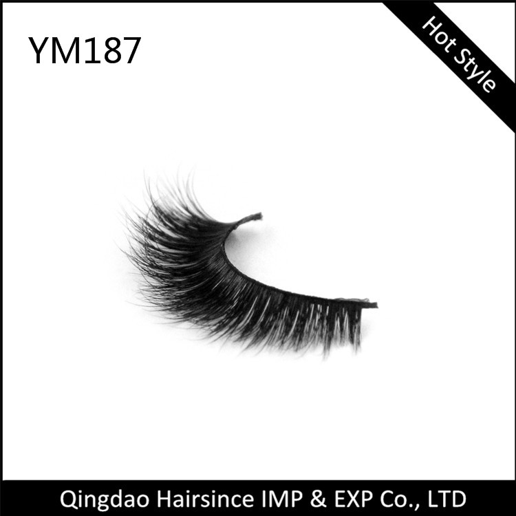  2018 customized eyelash packaging luxury private label mink hair 3D eyelash