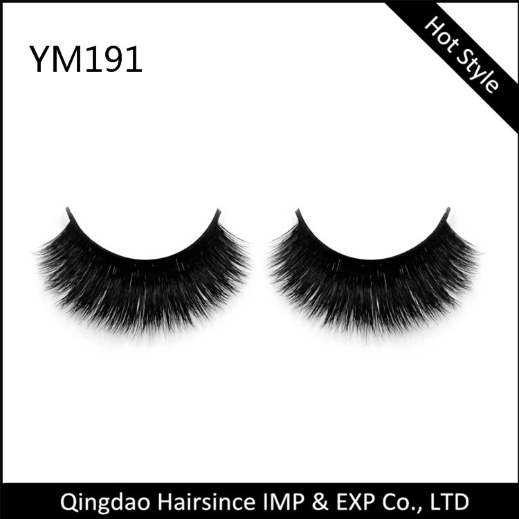 Thickness style mink hair lashes with customized package free design wholesale price