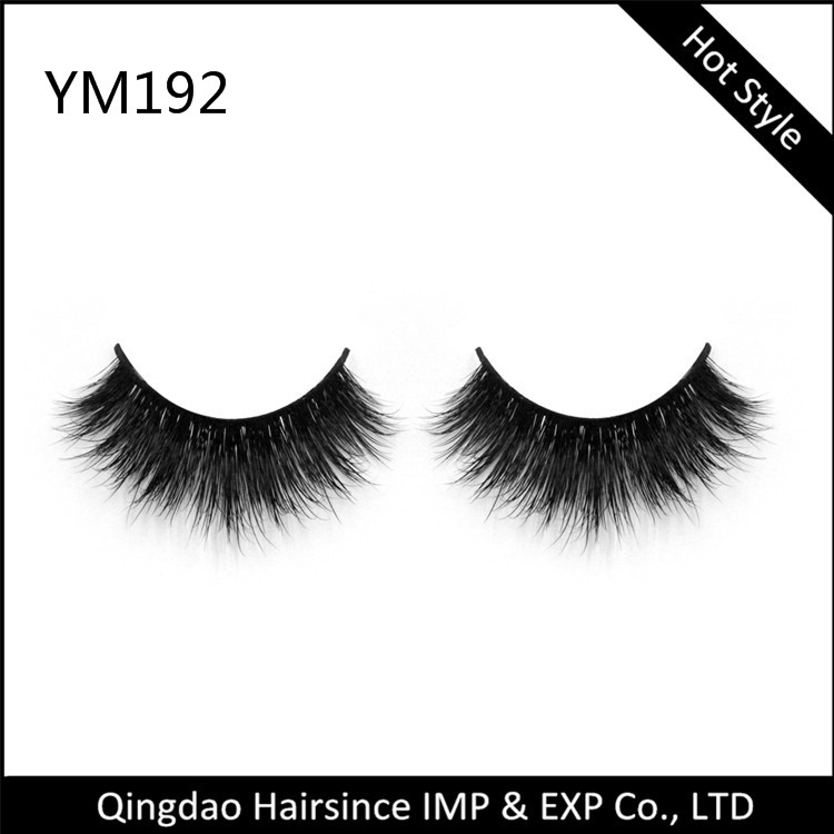 Hot sales mink hair lashes quality mink eyelashes free sample free package design from factory