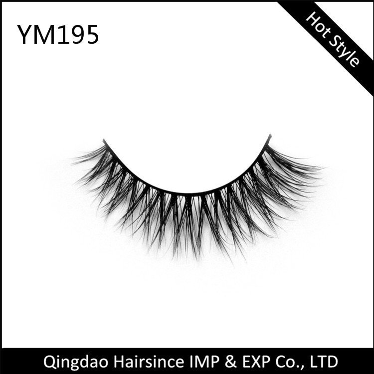 Hot selling mink hair lashes quality free design lashes package 3D mink hair lashes wholesale price