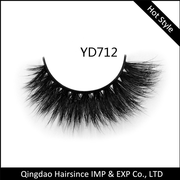 Hot Top Quality 3d Real Mink Fur False 100 Mink Hair Eyelashes