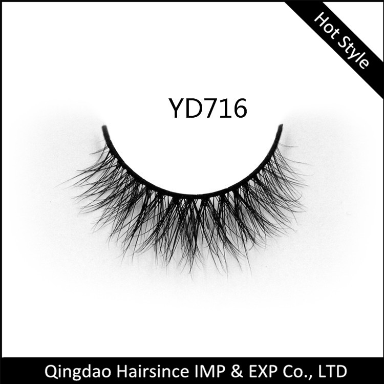 3D mink hair eyelashes logo brand customized eyelashes package wholesale price