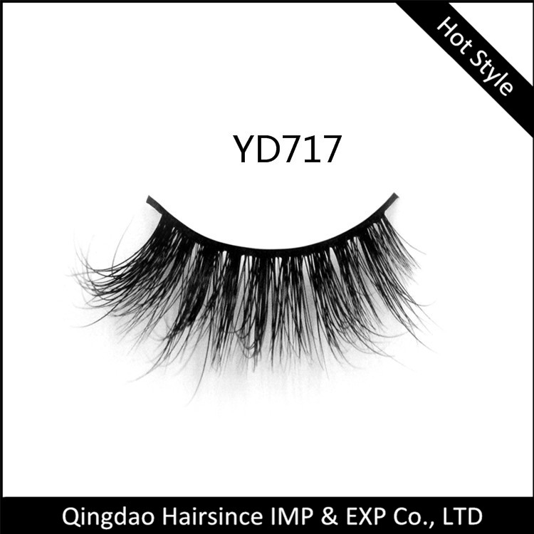 New popular style 3D mink hair lashes free logo design with package for sale