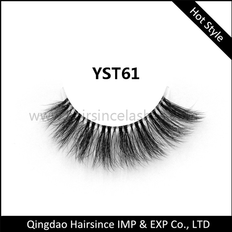 3D silk hair eyelash style free design package wholesale price sample try available