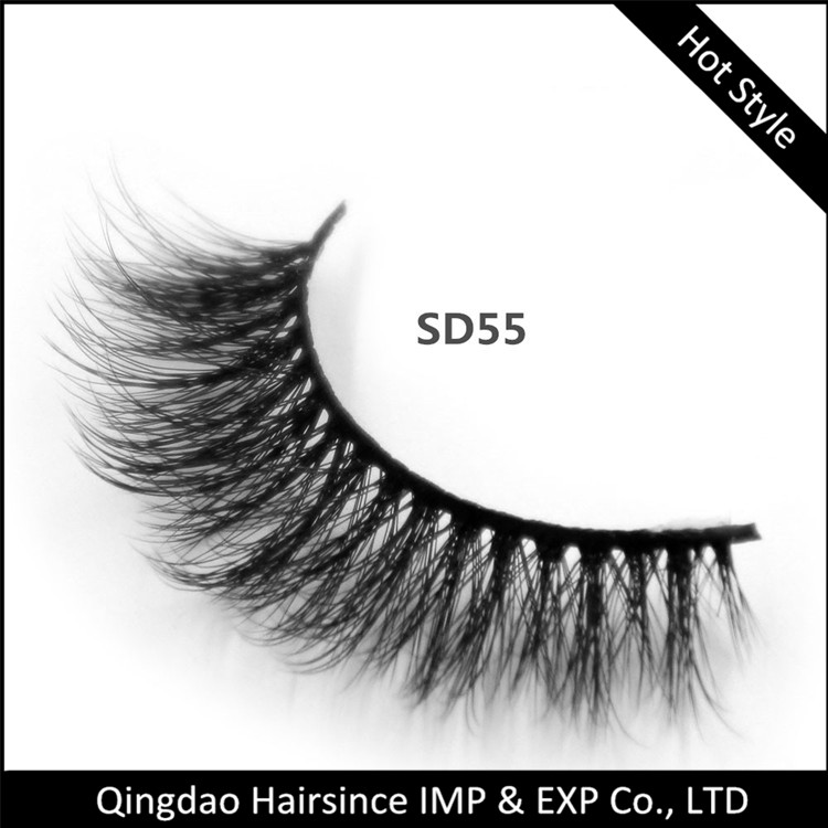 Alibaba fashionable style eyelashes 3D style reusable more than 25 times