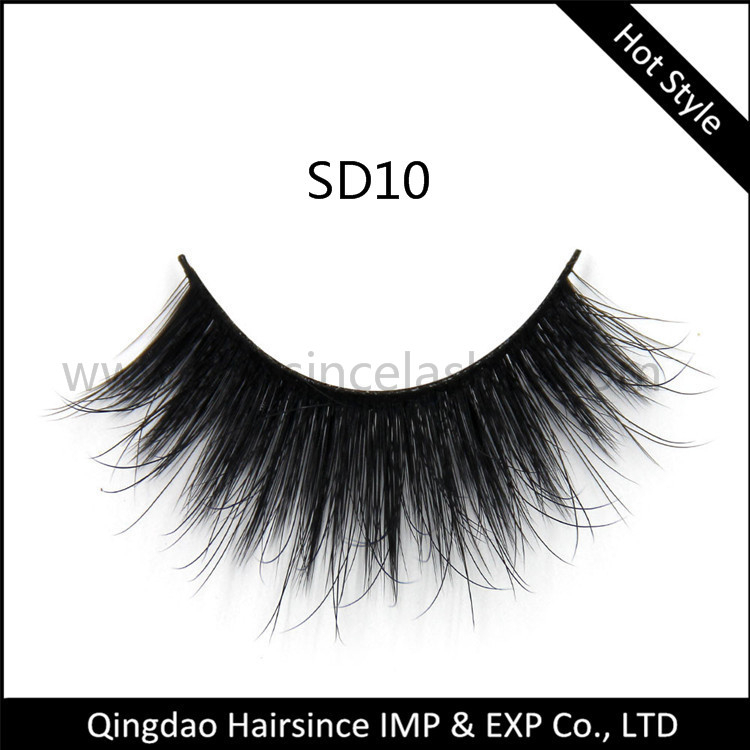 2018 popular style 3D looks silk hair lashes faux mink hair lashes on sale