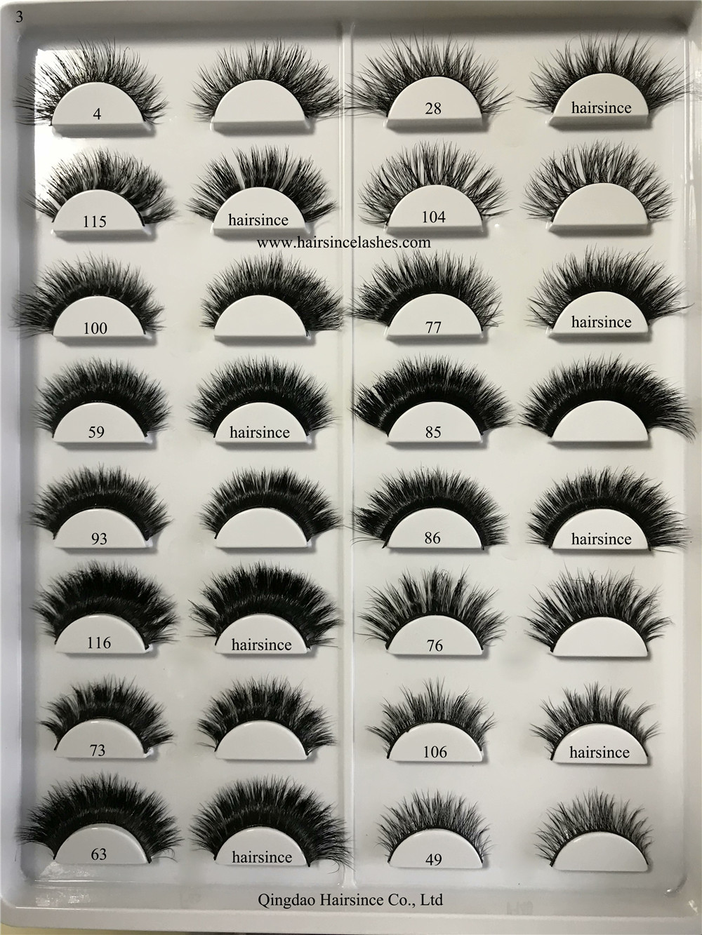 Full thick sexy mink hair lashes 3D styles lashes 100% mink fur lash without cruelty lashes on sale