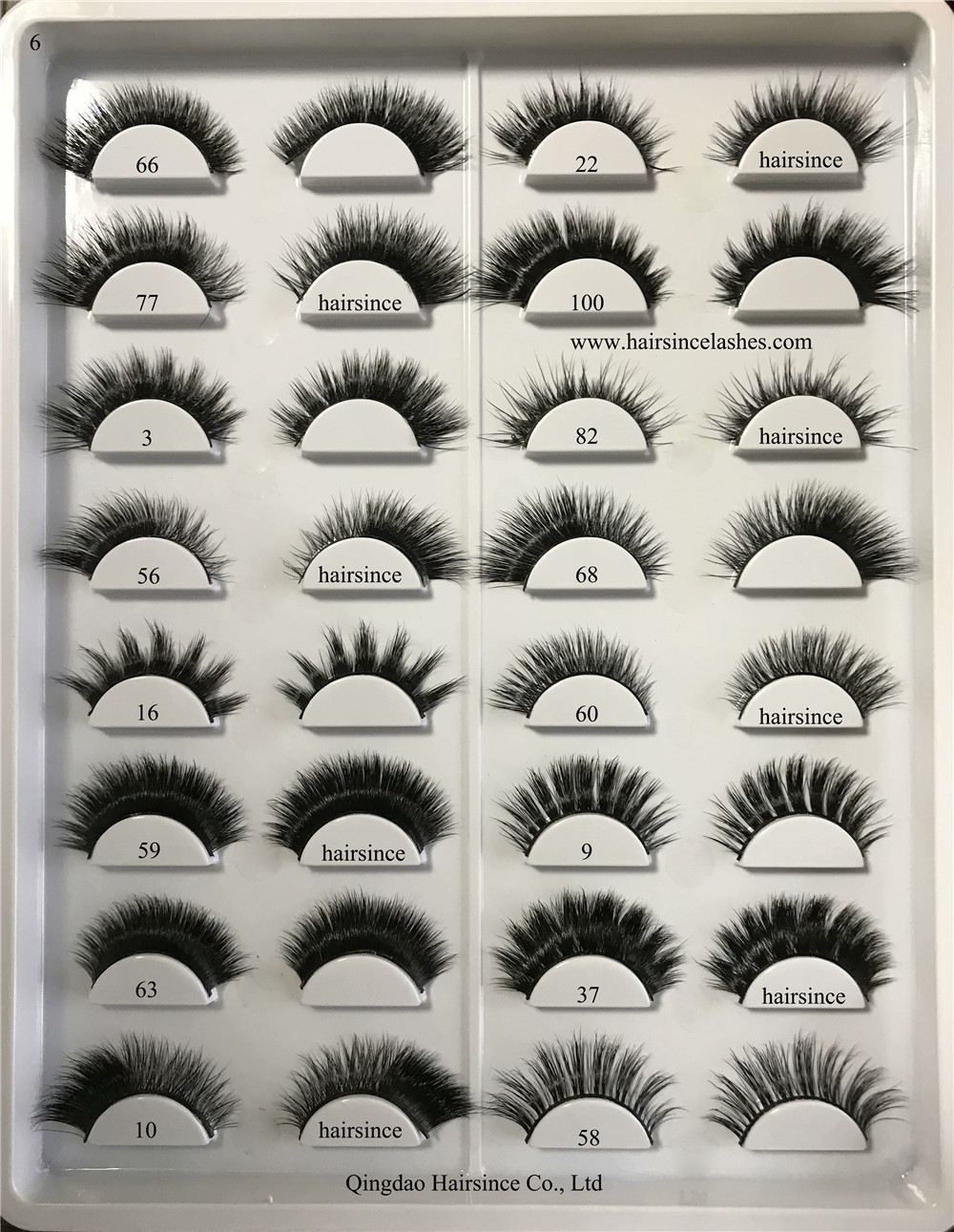 No cruelty mink hair lashes normal style and 3D style lashes good price