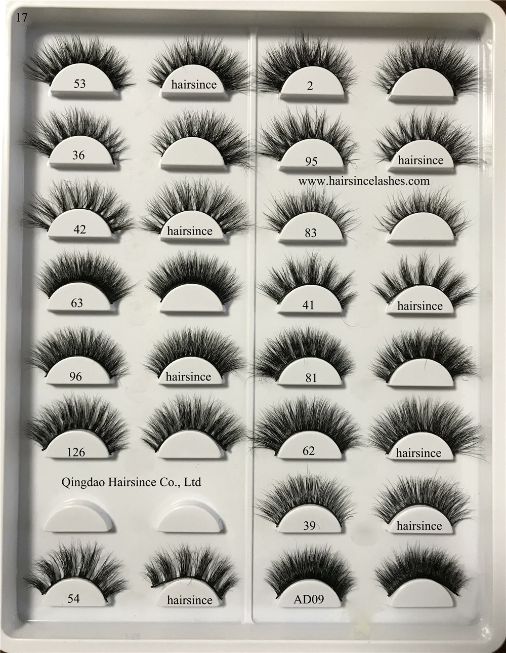 Quality mink hair lashes 3D styles wholesale price