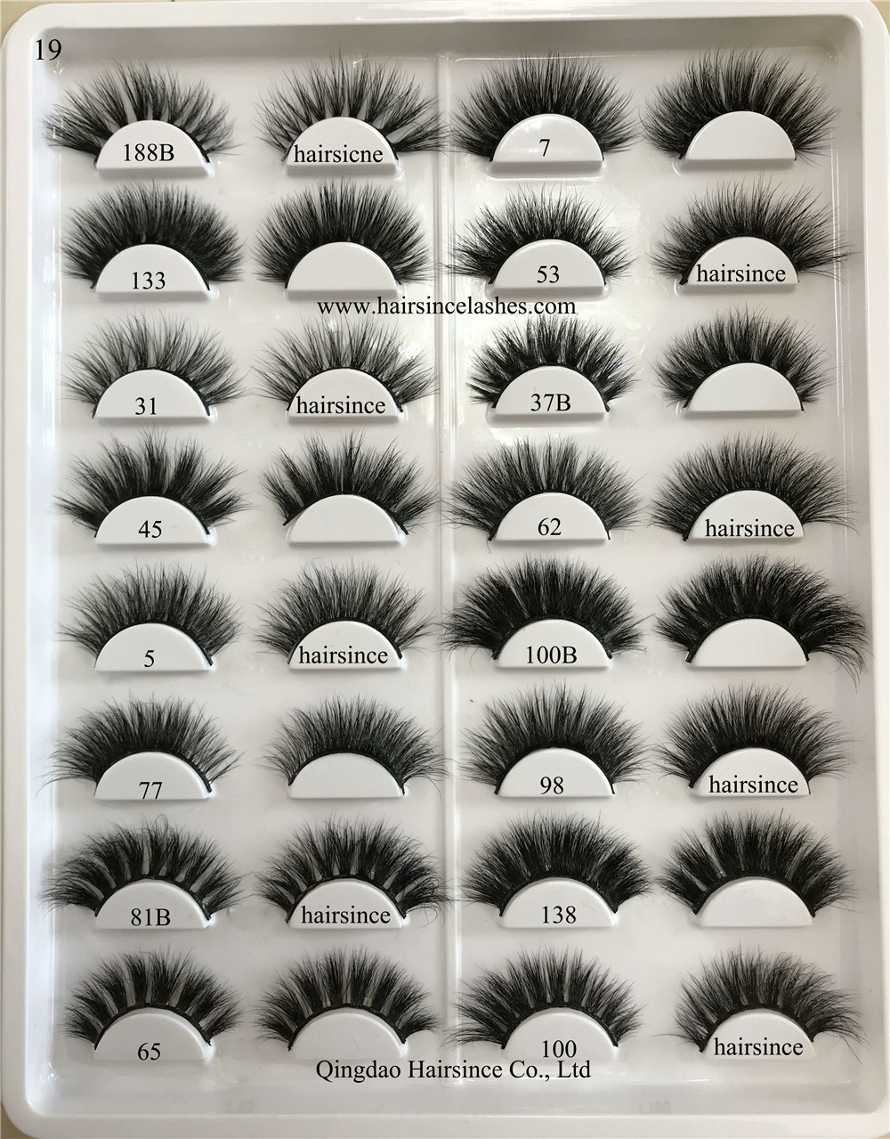 Good price with good quality mink hair lashes with 3D curls for sales